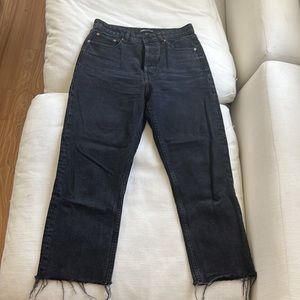 Zara Jean - High Rise Straight Leg Black